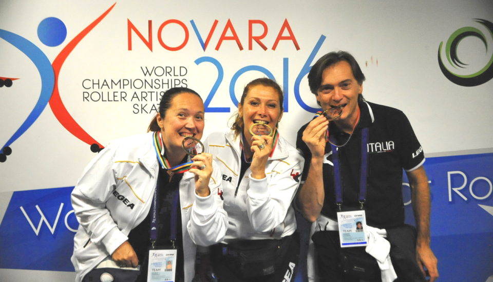 Barbara Calzolari e Michela Corticelli di ASD Sincro Roller Calderara